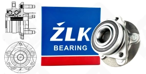 Подшипниковый ступичный узел VKBA6715 (713644920 R153.67) радиально-упорный шариковый 34-146-146 мм