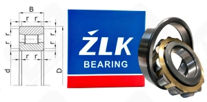 Подшипник 2324 Л (20) (N324ECMC3) радиальный роликовый 120-260-55 мм