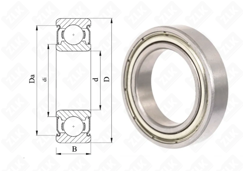 1000804 ZZ (61804ZZ,6804ZZ)