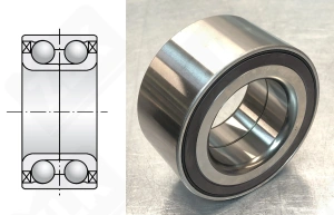 Подшипник 51BWD01B1CA9701N6CS5ZA радиально-упорный шариковый 51-91-44 мм
