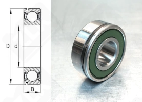 Подшипник B15-69T1XDDW1NCXCE радиальный шариковый 15-35-13 мм