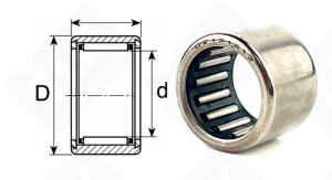Подшипник HK121612 радиальный игольчатый 12-16-12 мм