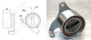 Подшипник 56TB0503B01 радиальный шариковый 33-56-42 мм