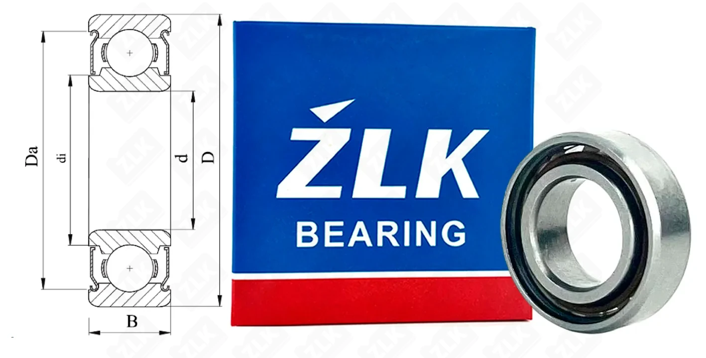 Подшипник шариковый  (MR63) 3×6×2 мм ZLK