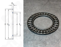 Подшипник AXK2542 упорный игольчатый 25-42-2 мм