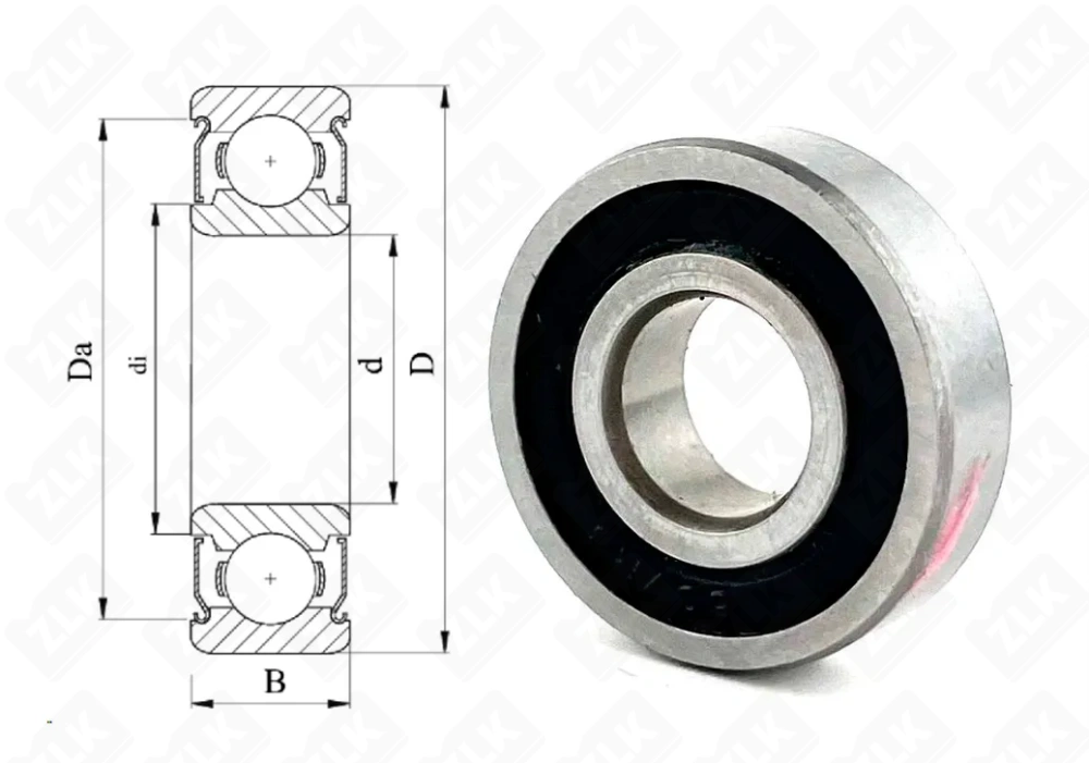 1000097 2RS (6972RS)