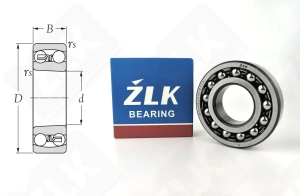 Подшипник 1310 Ш3 (1310Z3V3) радиальный шариковый самоустанавливающийся 50-110-27 мм
