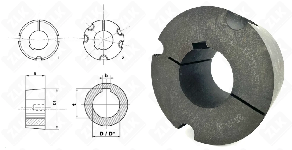 Втулка тапербуш 2517-38 Optibelt