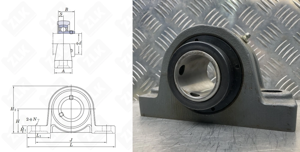 480208UCP UCP208(PB22427H) Link-Belt