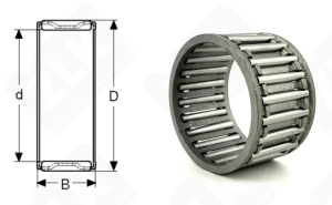 Подшипник K36x40x29,8 радиальный игольчатый 36-40-29,8 мм