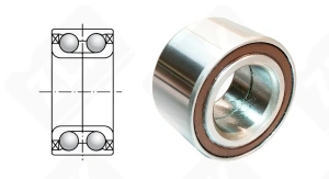 Подшипник DAC3055W (JWB3208) радиально-упорный шариковый 30-55-32 мм