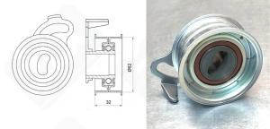 Пошшипник 62TB0523B01 радиальный шариковый 24-62-31,5 мм