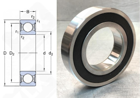 Подшипник 180712 радиальный шариковый 60-110-24 мм