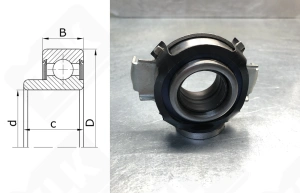 Подшипник 1601180 (76520806) радиально-упорный шариковый 31-55-13 мм
