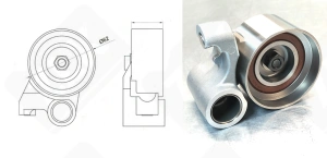 Подшипник 62TB0630B06 радиальный шариковый 20-62-37,5/48 мм