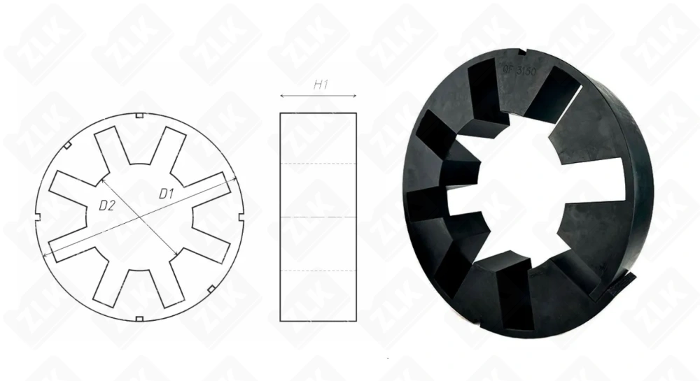 QF3150TINSERT упругий элемент
