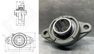 Подшипниковый узел 480210UCFL (UCFL210,FYTB50)