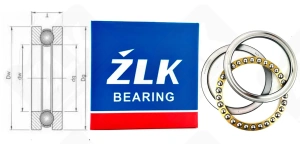 Подшипник 8140 Л (51140M) упорный шариковый 200-250-37 мм