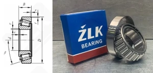 Подшипник 2007107 А (32007X) радиально-упорный роликовый конический 35-62-18 мм