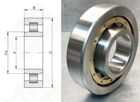 Подшипник 32413 Л (NU413M) радиальный роликовый 65-160-37 мм