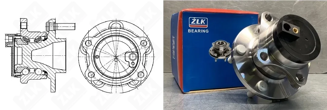 Подшипник шариковый  (0582CX9R) 28×140×110 мм ZLK