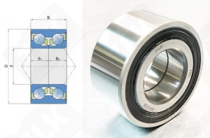 Подшипник 306230 (3198760) радиально-упорный шариковый 30-62-30 мм