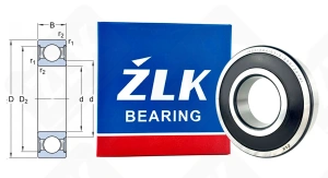 Подшипник 180313 Ш4 (63132RS) радиальный шариковый 65-140-33 мм