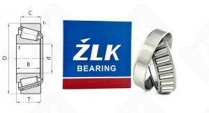 Подшипник 2007112 А (32012X) радиально-упорный роликовый конический 60-95-23 мм