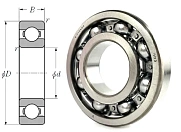 Подшипник шариковый 312 (6312) 60×130×31 мм ППЗ