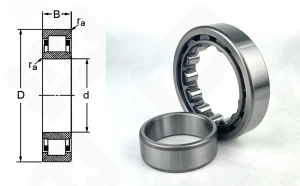 Подшипник 32209KM (NU209) радиальный роликовый 45-85-19 мм