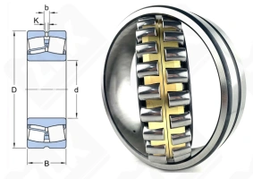 Подшипник 3003126Н (23026ACMBW33) радиальный роликовый самоустанавливающийся 130-200-52 мм