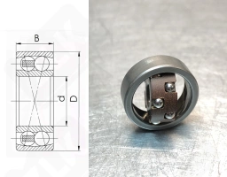Подшипник 1007 Е радиальный шариковый самоустанавливающийся 7-22-7 мм