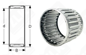 Подшипник KJ35x40x31,8 радиальный игольчатый 35-40-31,8 мм