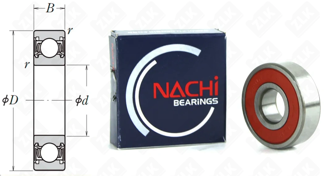 Подшипник шариковый 180201 (62012NSE9) 12×32×10 мм Nachi оригинал
