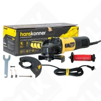 УШМ HAG15125E 125мм,1500Вт, 3000-11000 об/мин, рег.об., конст.эл Hanskonner