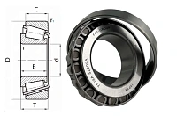 Подшипник роликовый 7509 (32209) 45×85×24.75 мм FBC