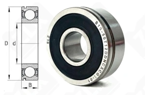 Подшипник B10-50T12DDNCXCG1-01 радиальный шариковый 10-27-11 мм