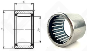 Подшипник HKS28x35x30 радиальный игольчатый 28-35-30 мм