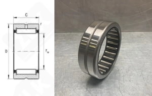 Подшипник NKS55 радиальный игольчатый 55-72-22 мм
