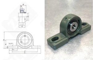 Подшипниковый узел 480201UCP (UCP201 P203+UC201)