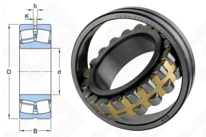 Подшипник роликовый 3516 H (22216CA/W33, 22216MB/W33) 80×140×33 мм