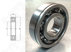 Подшипник SC-1802231 (50307) радиальный шариковый 35-80-21 мм