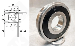 Подшипник 40TM06NRC3 6309NU2 3222301T00 радиальный шариковый 40-100-25 мм