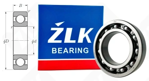 Подшипник 107 (6007) радиальный шариковый 35-62-14 мм