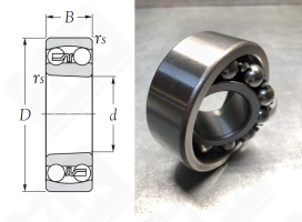 Подшипник 1507 (2207) радиальный шариковый самоустанавливающийся 35-72-23 мм
