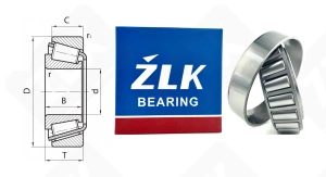 Подшипник 7718 (32218JR) радиально-упорный роликовый конический 90-160-49,5 мм