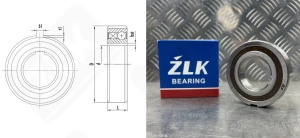 Подшипник UKCC35ZZ (CSK35PP) радиальный шариковый 35-72-17 мм
