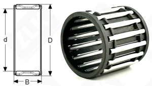 Подшипник K 18*22*22 радиальный игольчатый 18-22-22 мм