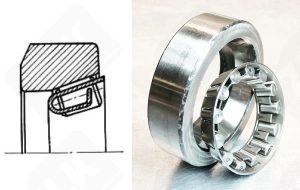 Подшипник 877907 радиально-упорнный роликовый конический 33,02-58-18 мм