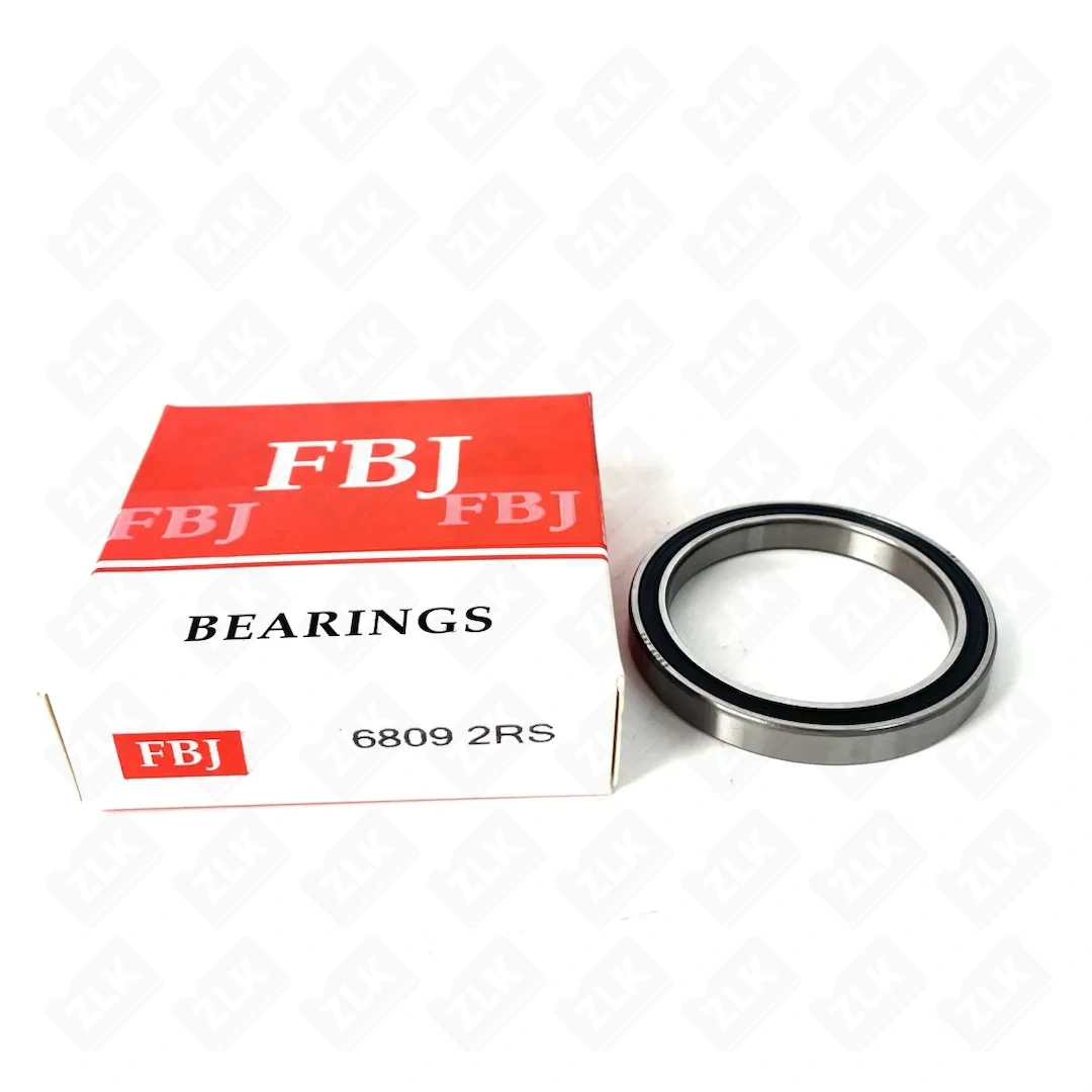 Подшипник шариковый 1000809 2RS (6809-2RS) 45×58×7 мм FBJ